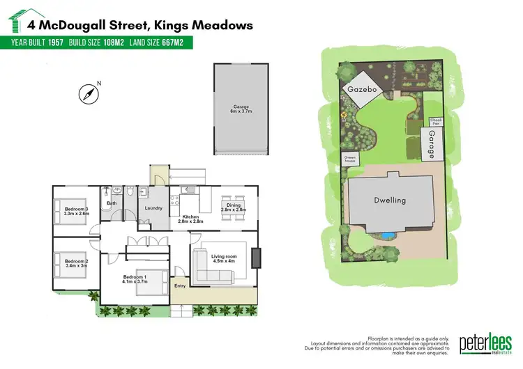 Floorplan of Homely house listing, 4 McDougall Street, Kings Meadows TAS 7249