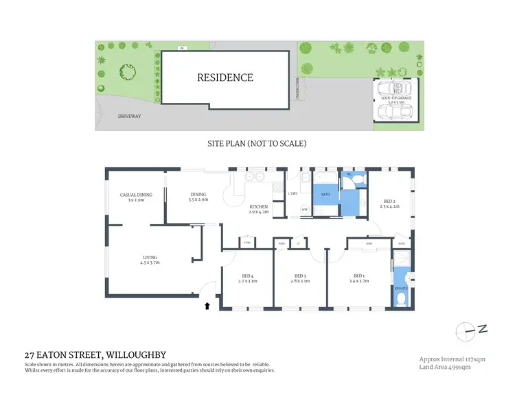 Floorplan of Homely house listing, 27 Eaton Street, Willoughby NSW 2068