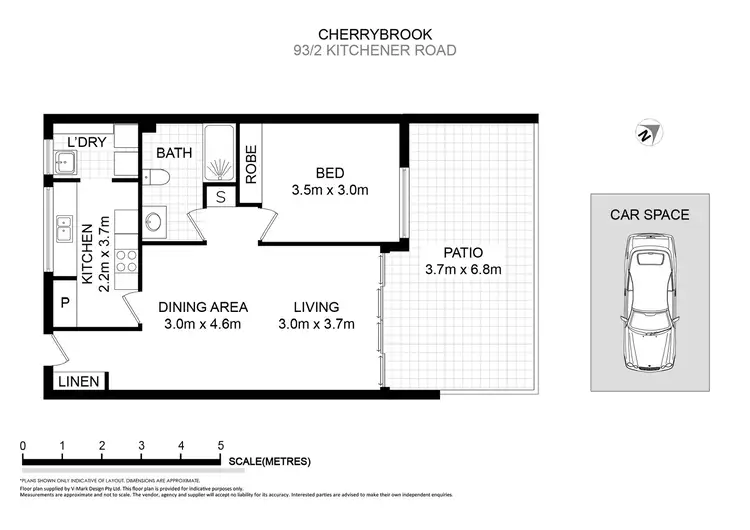 Floorplan of Homely unit listing, 93/2 Kitchener Road, Cherrybrook NSW 2126