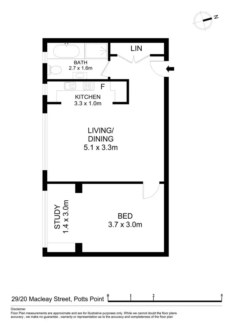 Floorplan of Homely apartment listing, 29/20 Macleay Street, Potts Point NSW 2011