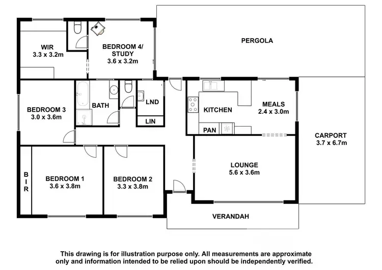 Floorplan of Homely house listing, 102 Ruff Rock Road, Millicent SA 5280