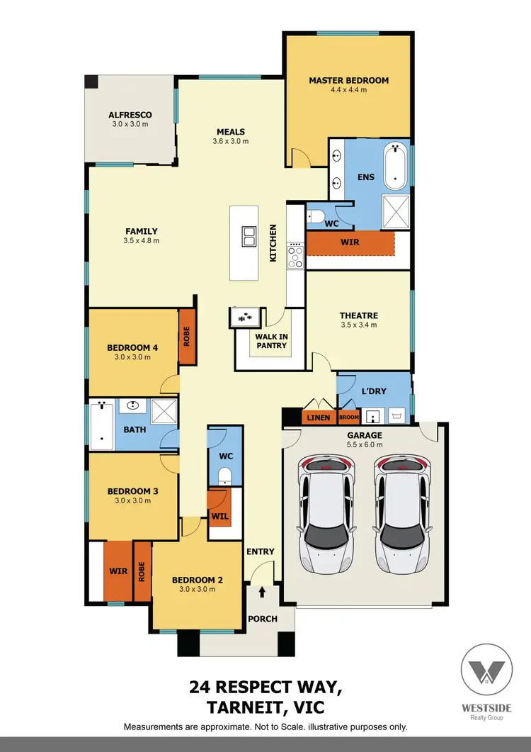 Floorplan of Homely house listing, 24 Respect Way, Tarneit VIC 3029