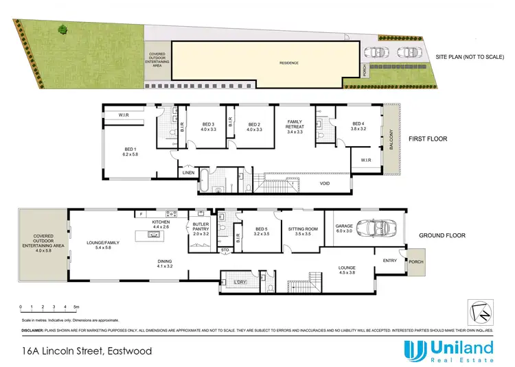 Floorplan of Homely semi-detached listing, 16A Lincoln Street, Eastwood NSW 2122