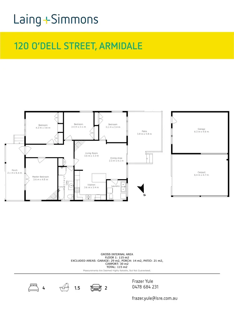 Floorplan of Homely house listing, 120 O'dell Street, Armidale NSW 2350