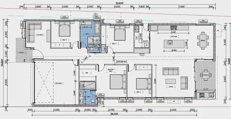 Floorplan of Homely land listing, 56 Chapman Road, Vineyard NSW 2765