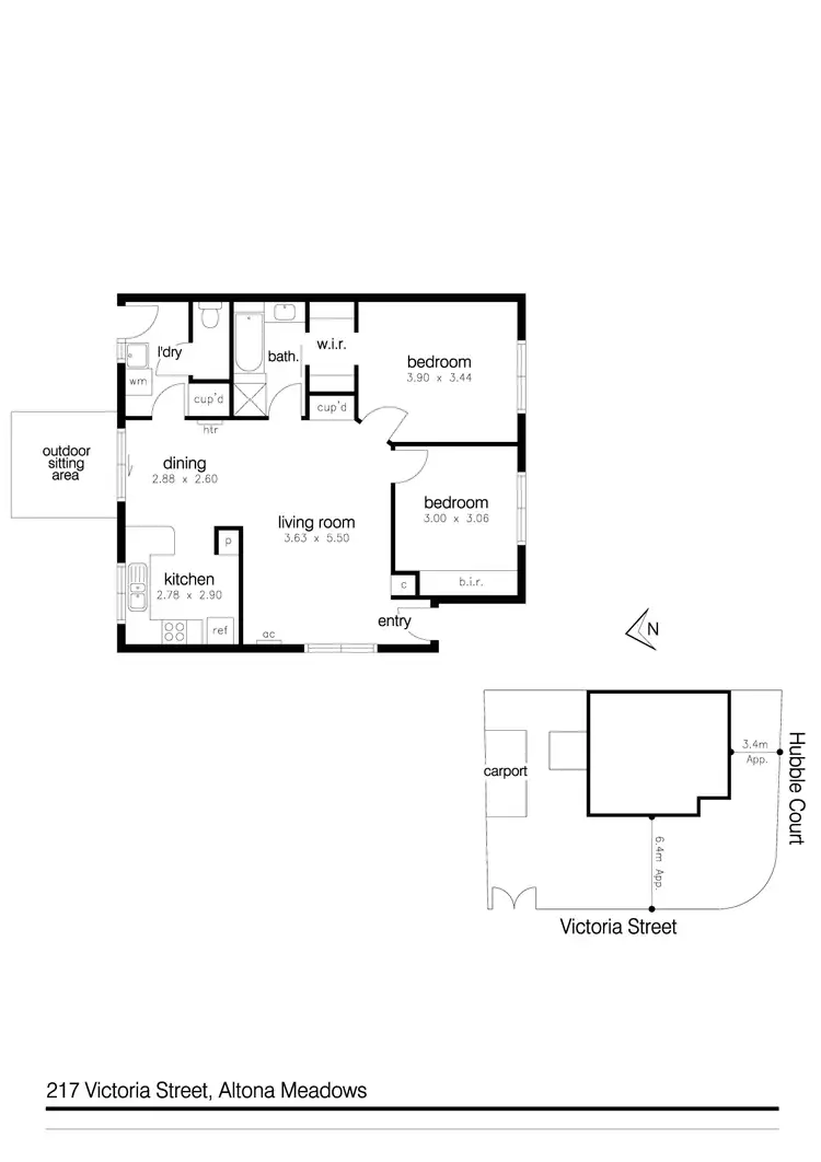 Floorplan of Homely house listing, 217 Victoria Street, Altona Meadows VIC 3028