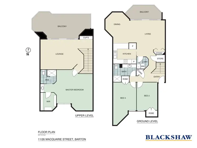 Floorplan of Homely apartment listing, 11/26 Macquarie Street, Barton ACT 2600