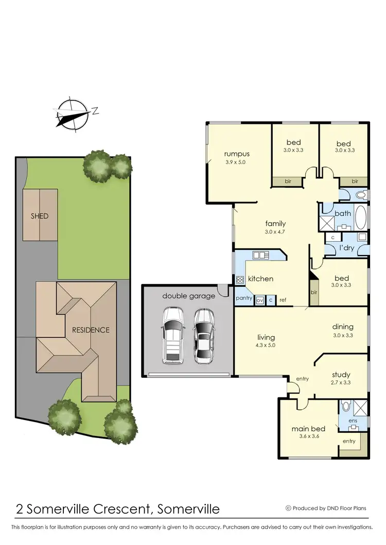 Floorplan of Homely house listing, 2 Somerville Crescent, Somerville VIC 3912