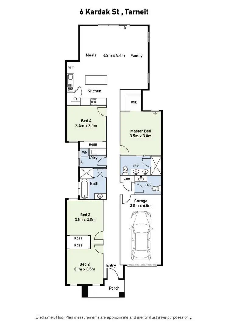 Floorplan of Homely house listing, 6 Kardak Street, Tarneit VIC 3029