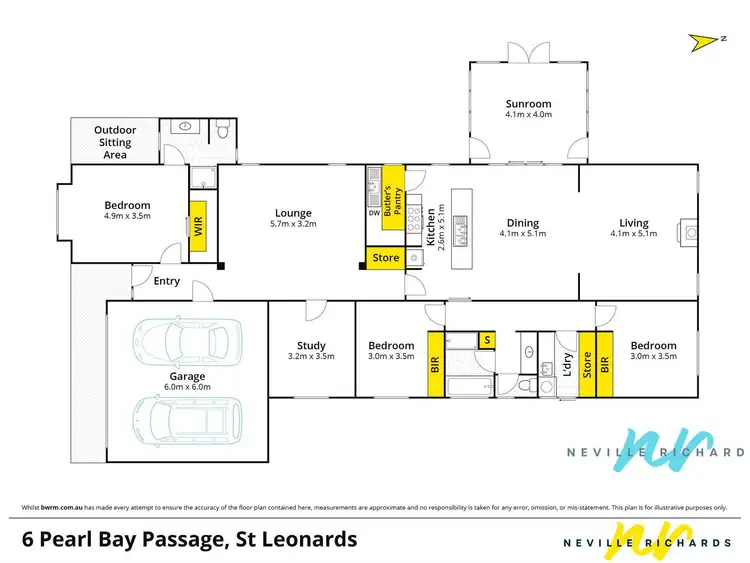 Floorplan of Homely house listing, 6 Pearl Bay Passage, St Leonards VIC 3223