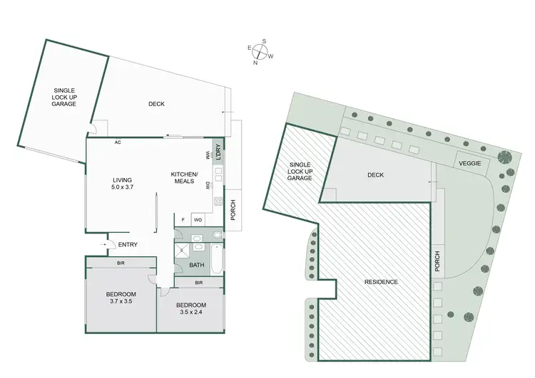 Floorplan of Homely unit listing, 18/10-12 Robertson Parade, Aspendale VIC 3195