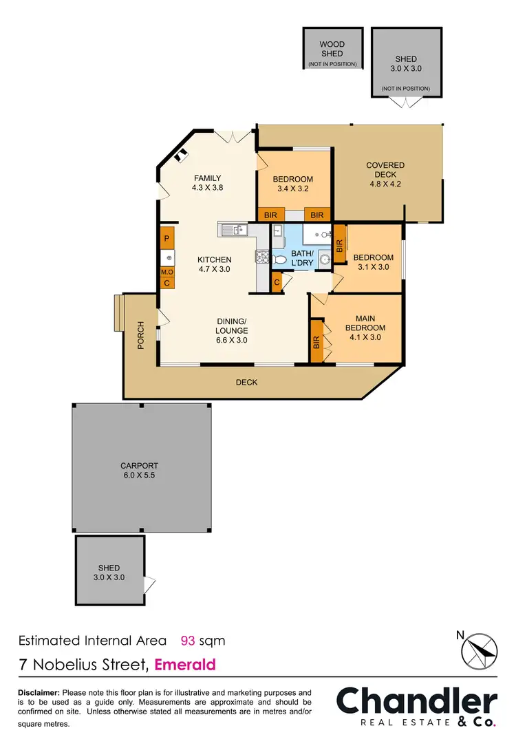 Floorplan of Homely house listing, 7 Nobelius Street, Emerald VIC 3782