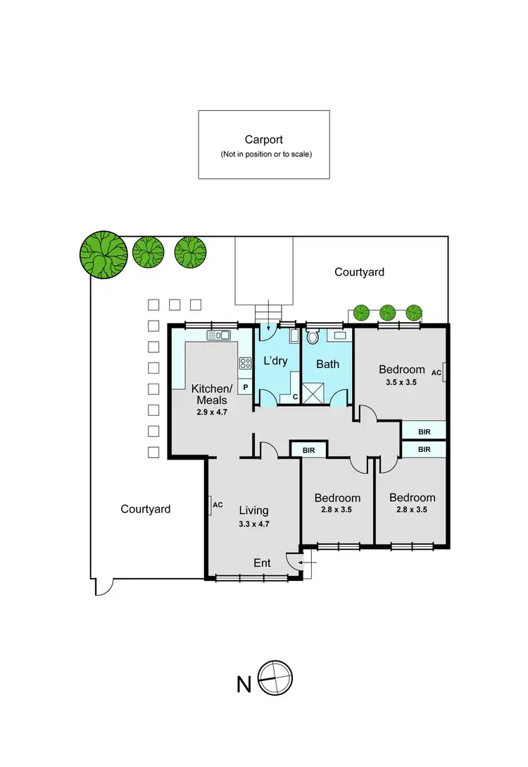 Floorplan of Homely unit listing, 4/11 Albert Avenue, Oakleigh VIC 3166