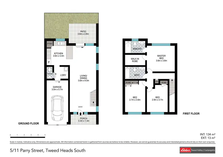 Floorplan of Homely townhouse listing, 4/11 Parry Street, Tweed Heads South NSW 2486