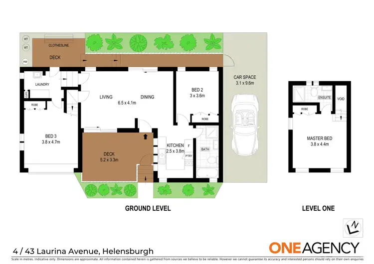 Floorplan of Homely townhouse listing, 4/43 Laurina Avenue, Helensburgh NSW 2508