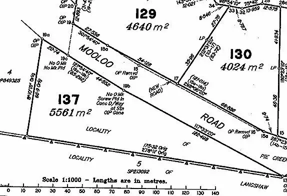 Floorplan of Homely land listing, 60 Mooloo Road, Pie Creek QLD 4570
