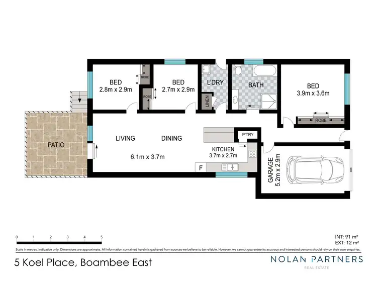 Floorplan of Homely house listing, 5 Koel Place, Boambee East NSW 2452