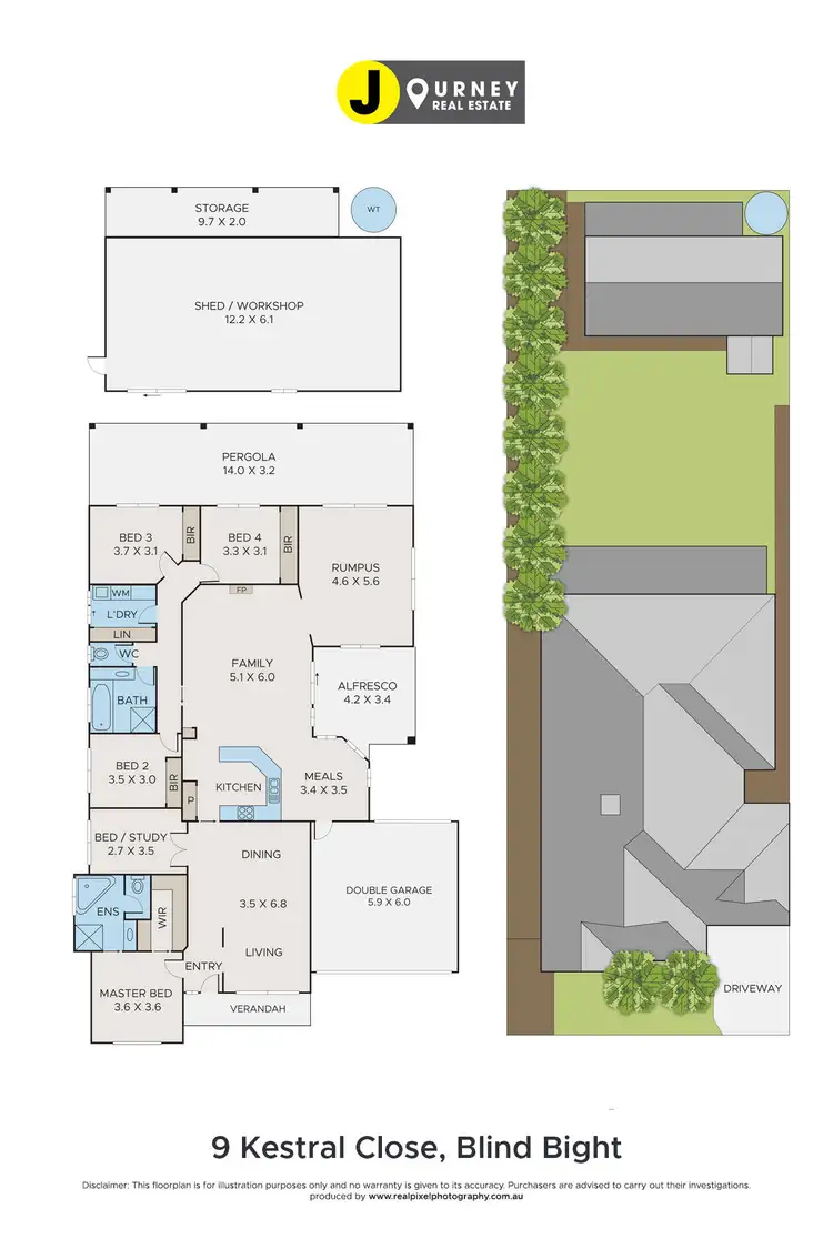 Floorplan of Homely house listing, 9 Kestral Close, Blind Bight VIC 3980