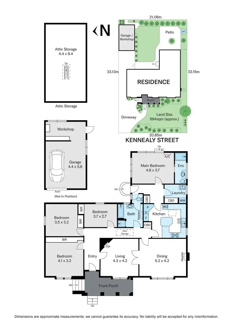 Floorplan of Homely house listing, 21 Kennealy Street, Surrey Hills VIC 3127