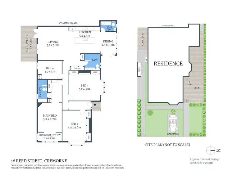 Floorplan of Homely house listing, 16 Reed Street, Cremorne NSW 2090