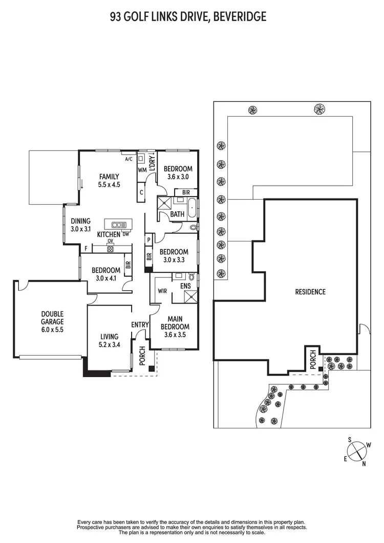 Floorplan of Homely house listing, 93 Golf Links Drive, Beveridge VIC 3753