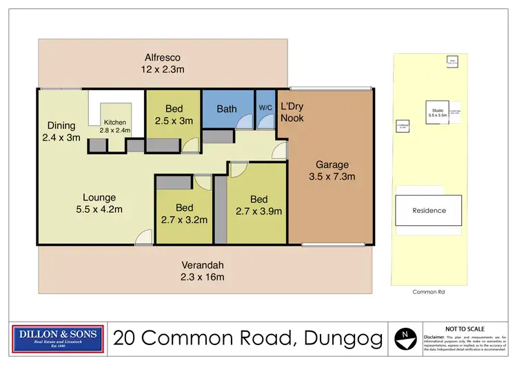 Floorplan of Homely house listing, 20 Common Road, Dungog NSW 2420