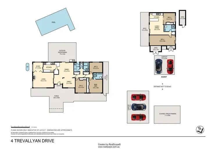 Floorplan of Homely house listing, 4 Trevallyan Drive, Daisy Hill QLD 4127