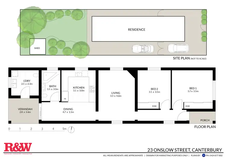 Floorplan of Homely house listing, 23 Onslow Street, Canterbury NSW 2193