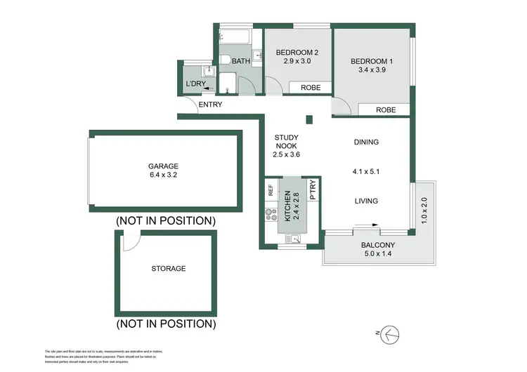 Floorplan of Homely apartment listing, 6/74 Bay Road, Waverton NSW 2060