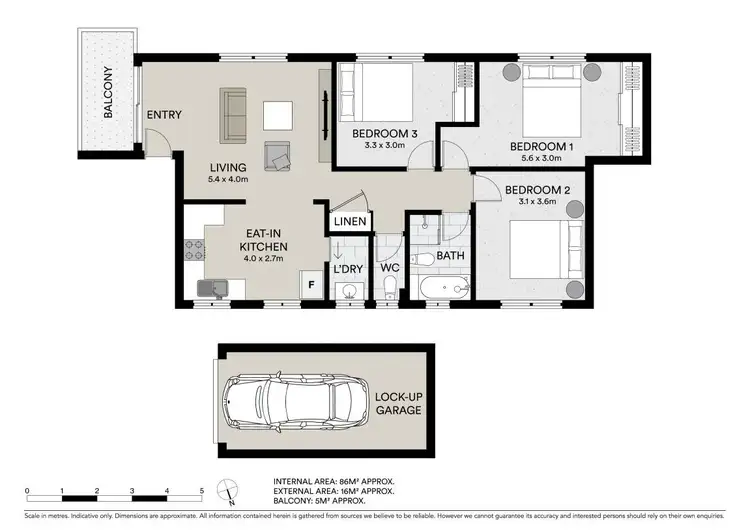 Floorplan of Homely apartment listing, 2/432 Malabar Road, Maroubra NSW 2035