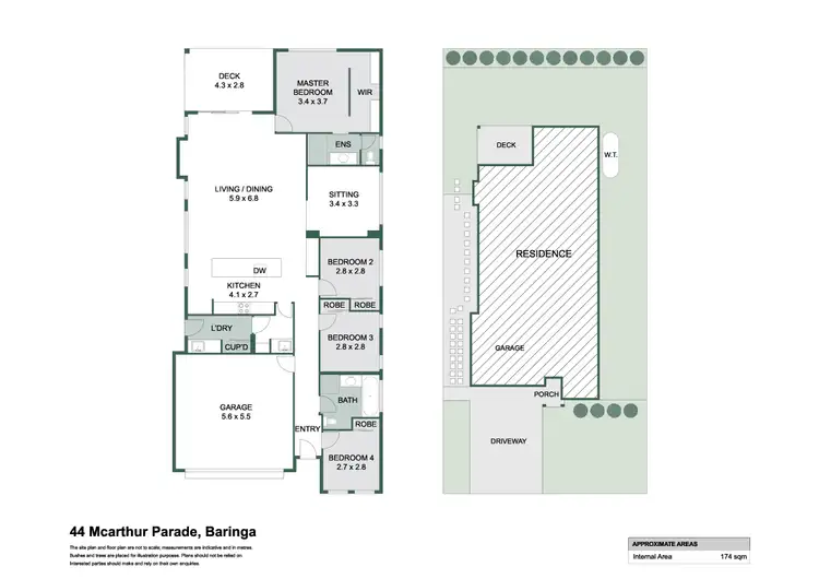 Floorplan of Homely house listing, 44 Mcarthur Parade, Baringa QLD 4551