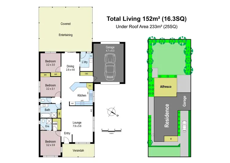 Floorplan of Homely house listing, 11 Hatfield Drive, Drouin VIC 3818