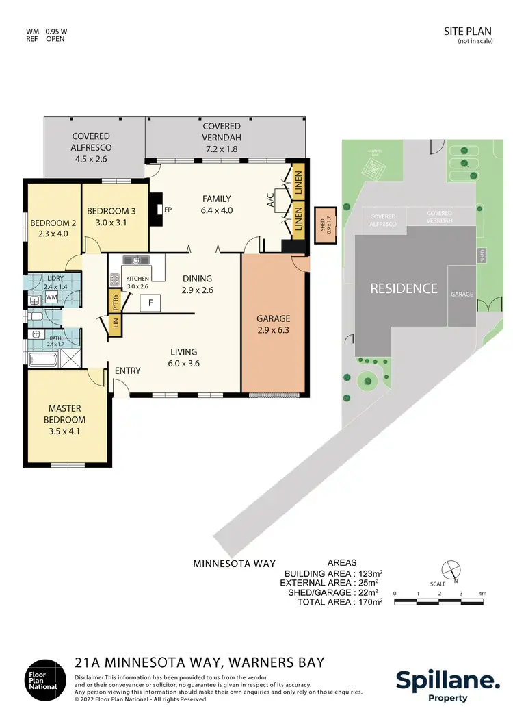 Floorplan of Homely house listing, 21a Minnesota Way, Warners Bay NSW 2282