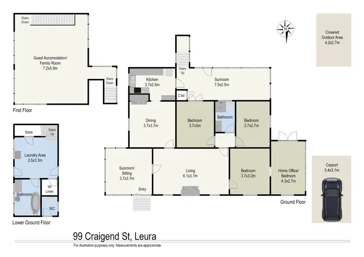 Floorplan of Homely house listing, 99 Craigend Street, Leura NSW 2780