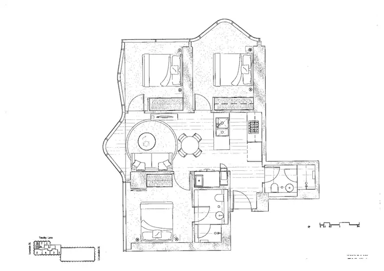 Floorplan of Homely apartment listing, 4806/28 Timothy Lane, Melbourne VIC 3000