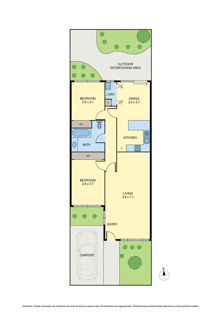 Floorplan of Homely unit listing, 4/2-4 Lawson Street, Moonee Ponds VIC 3039