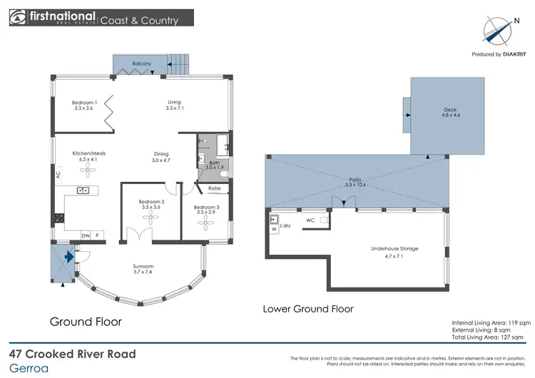 Floorplan of Homely house listing, 47 Crooked River Road, Gerroa NSW 2534