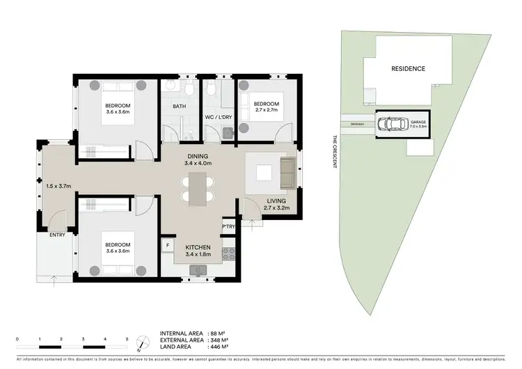 Floorplan of Homely house listing, 14 The Crescent, Wallsend NSW 2287