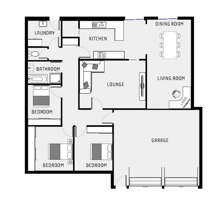 Floorplan of Homely house listing, 2774 Fourteenth Street, Irymple VIC 3498