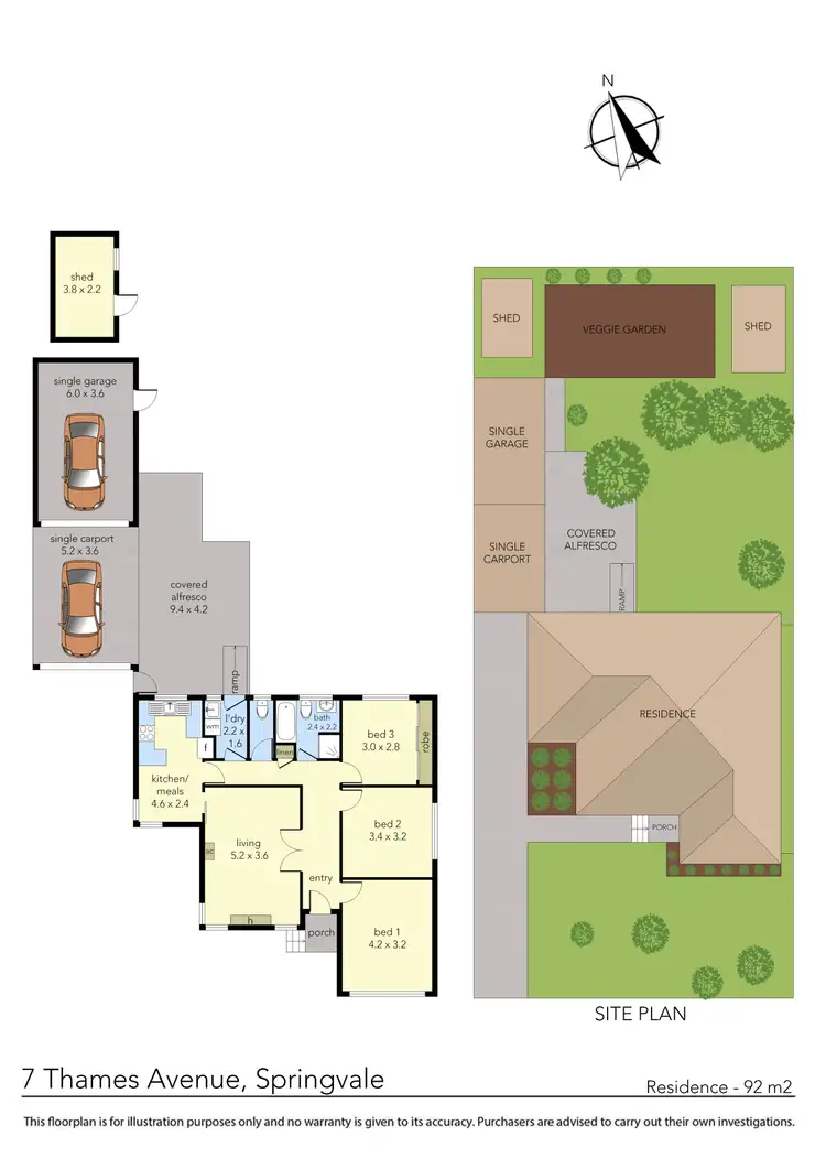 Floorplan of Homely house listing, 7 Thames Avenue, Springvale VIC 3171