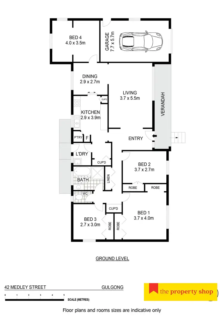 Floorplan of Homely house listing, 42 Medley Street, Gulgong NSW 2852