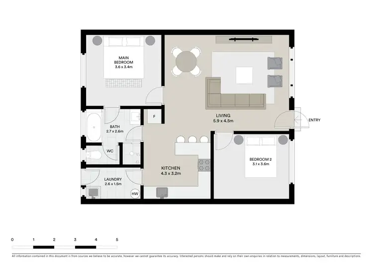 Floorplan of Homely unit listing, 26/520 Kaitlers Road, Lavington NSW 2641