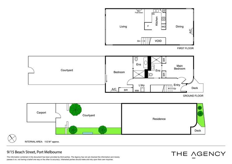 Floorplan of Homely house listing, 9/15 Beach Street, Port Melbourne VIC 3207