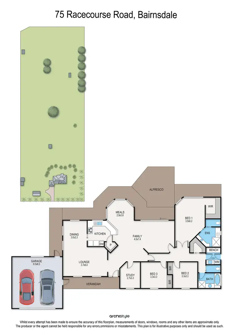 Floorplan of Homely house listing, 75 Racecourse Road, Bairnsdale VIC 3875