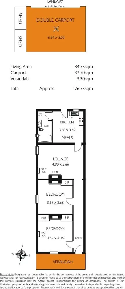 Floorplan of Homely house listing, 64 Young Street, Parkside SA 5063