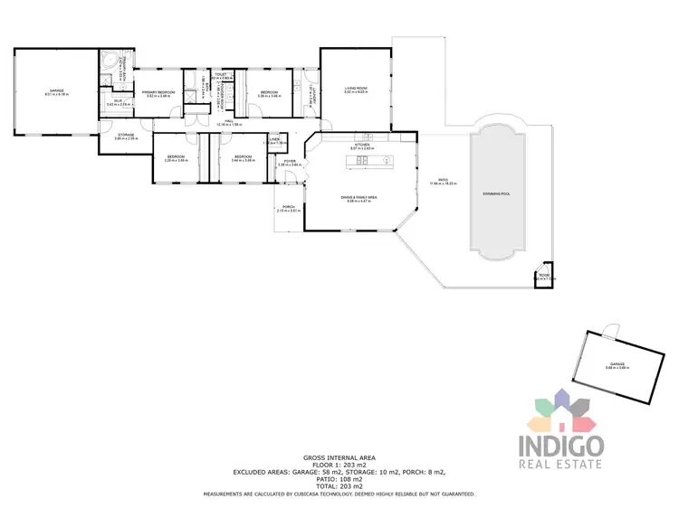 Floorplan of Homely house listing, 11 Nankervis Court, Beechworth VIC 3747
