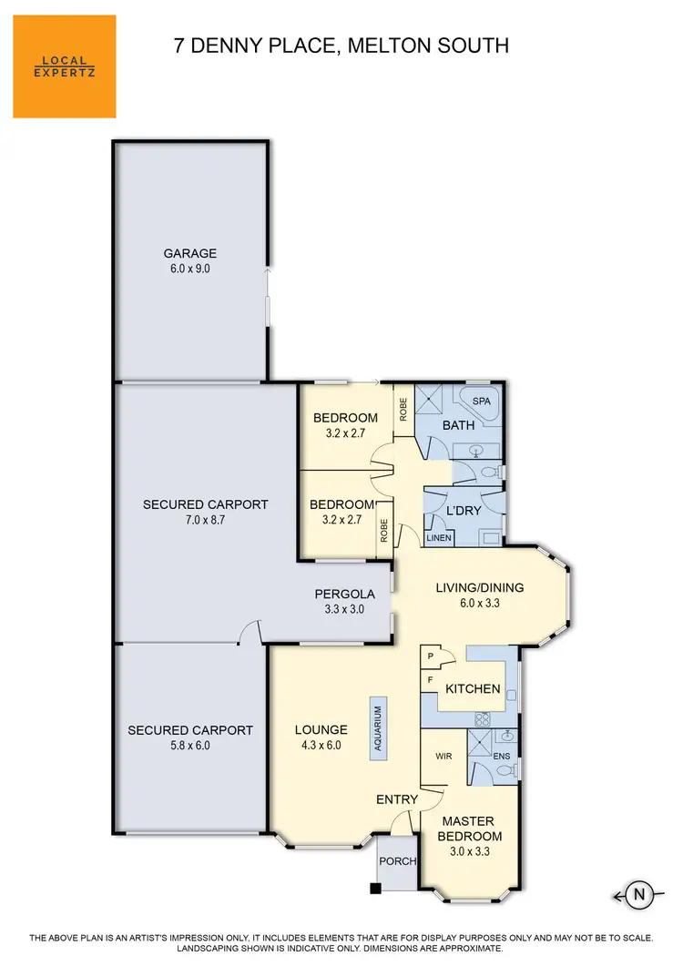 Floorplan of Homely house listing, 7 Denny Place, Melton South VIC 3338