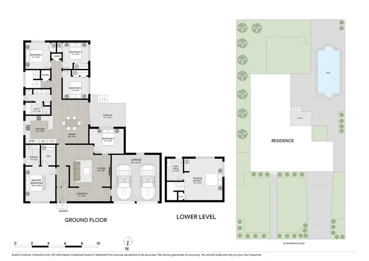 Floorplan of Homely house listing, 6 Blackwood Place, Oatlands NSW 2117