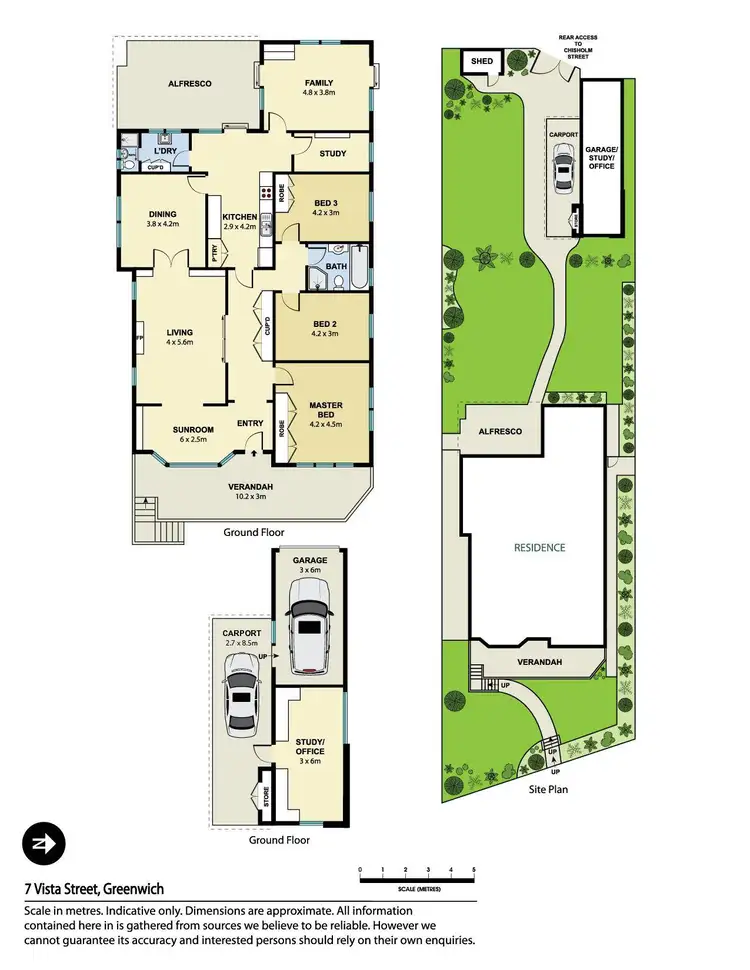 Floorplan of Homely house listing, 7 Vista Street, Greenwich NSW 2065
