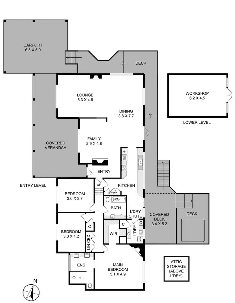Floorplan of Homely house listing, 2-3 Yeronga Avenue, Upwey VIC 3158